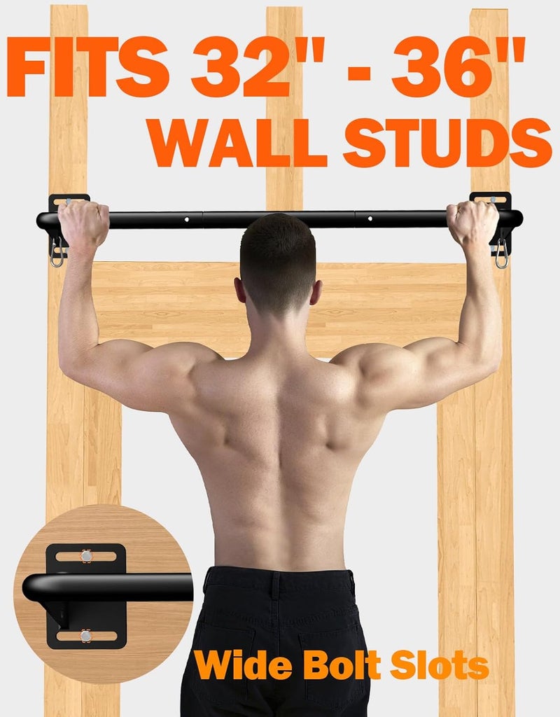 Fitarc بار سحب مثبت على العارضة، بار سحب مثبت على الحائط للسقف للعارضات، هيكل فولاذي ثقيل، معدات صالة رياضية منزلية - براءة اختراع قيد الانتظار - Image 3